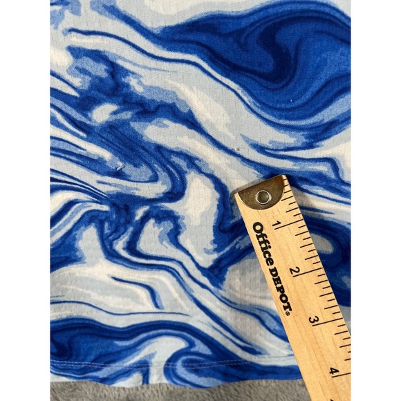 Ibkul 1/4 Zip UPF50+ Sun Shirt Pullover Womens Small Blue Devin Marble Swirl - Picture 9 of 9